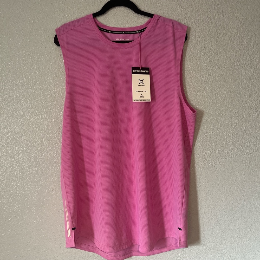 Kenneth Cole Vibrant Pink Muscle Tee